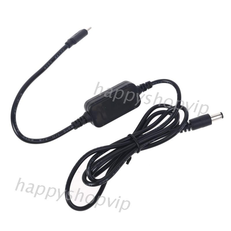 Dây Cáp Tăng Áp Usb Pd Type C Male Sang 12v 20v 5.5x2.1mm