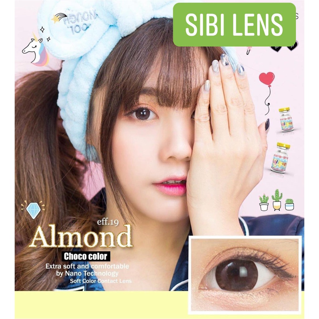 Lens ALMOND CHOCO - Lens Chuẩn Thái  - Cam Kết Chính Hãng