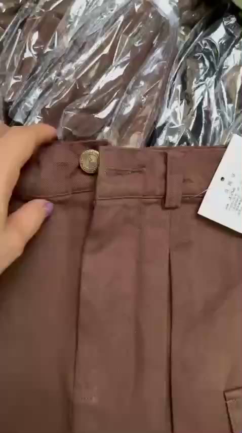 Chân váy túi hộp kaki xếp ly, chân váy chữ A kèm quần trong | BigBuy360 - bigbuy360.vn