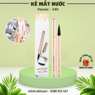 BÚT KẺ MẮT NƯỚC ĐEN BÓNG - 24H KHÔNG TRÔI VACOSI