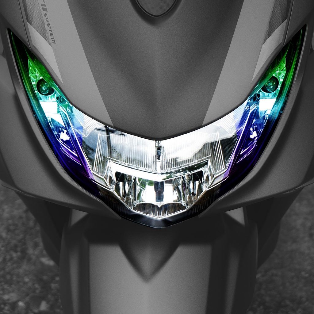 Decal bảo vệ XI NHAN xe YAMAHA FREEGO chuyển màu xanh cánh cam