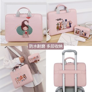Túi chống sốc có quai và dây đeo thiết kế đẹp mắt tiện dụng cho laptop 12/13/13.3/14/15/15.6 inch