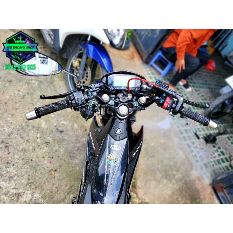 COMBO Cùm TZM TFX Bấm Sẵn Dây Ga Giắc Cắm Cho Satria Raider Sonic.NB Racing Shop