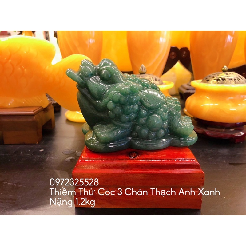 Thiềm Thừ Cóc 3 Chân Đá Tự Nhiên Phong Thuỷ