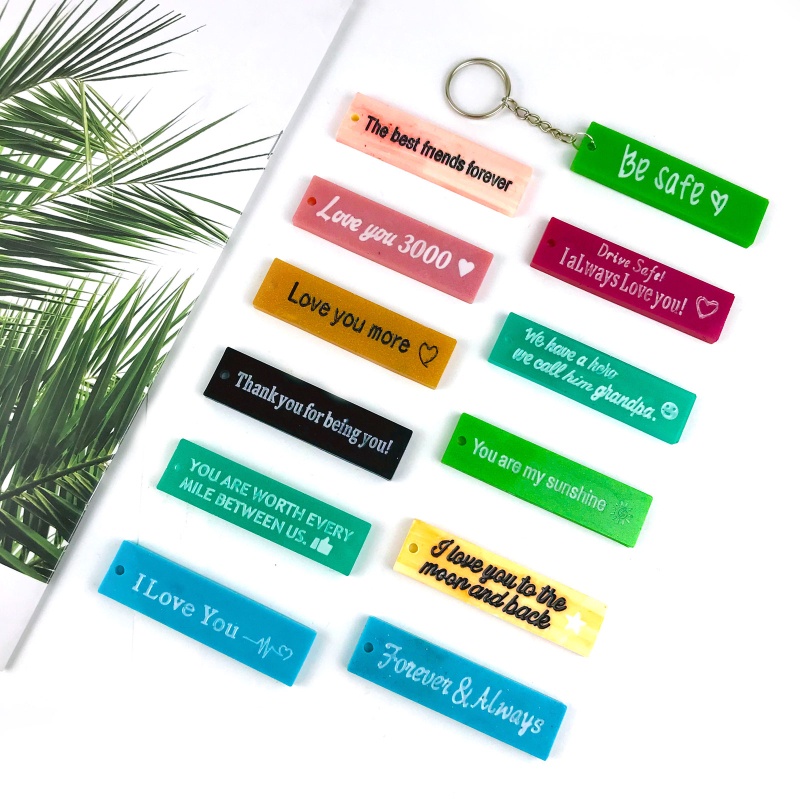 Khuôn Làm Móc Khóa Bằng Nhựa Epoxy Hình Chữ Cái Tiếng Anh Lấp Lánh DIY