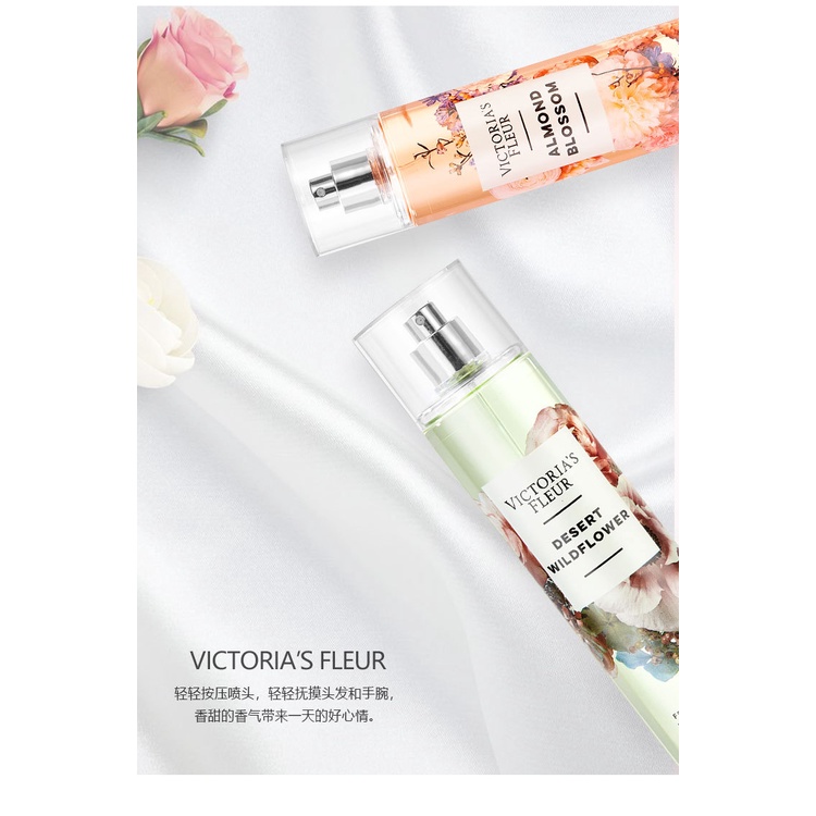 Nước Hoa Body Mist Victoria's Fleur 236 ml - Chuẩn Hàng Nội Địa Trung