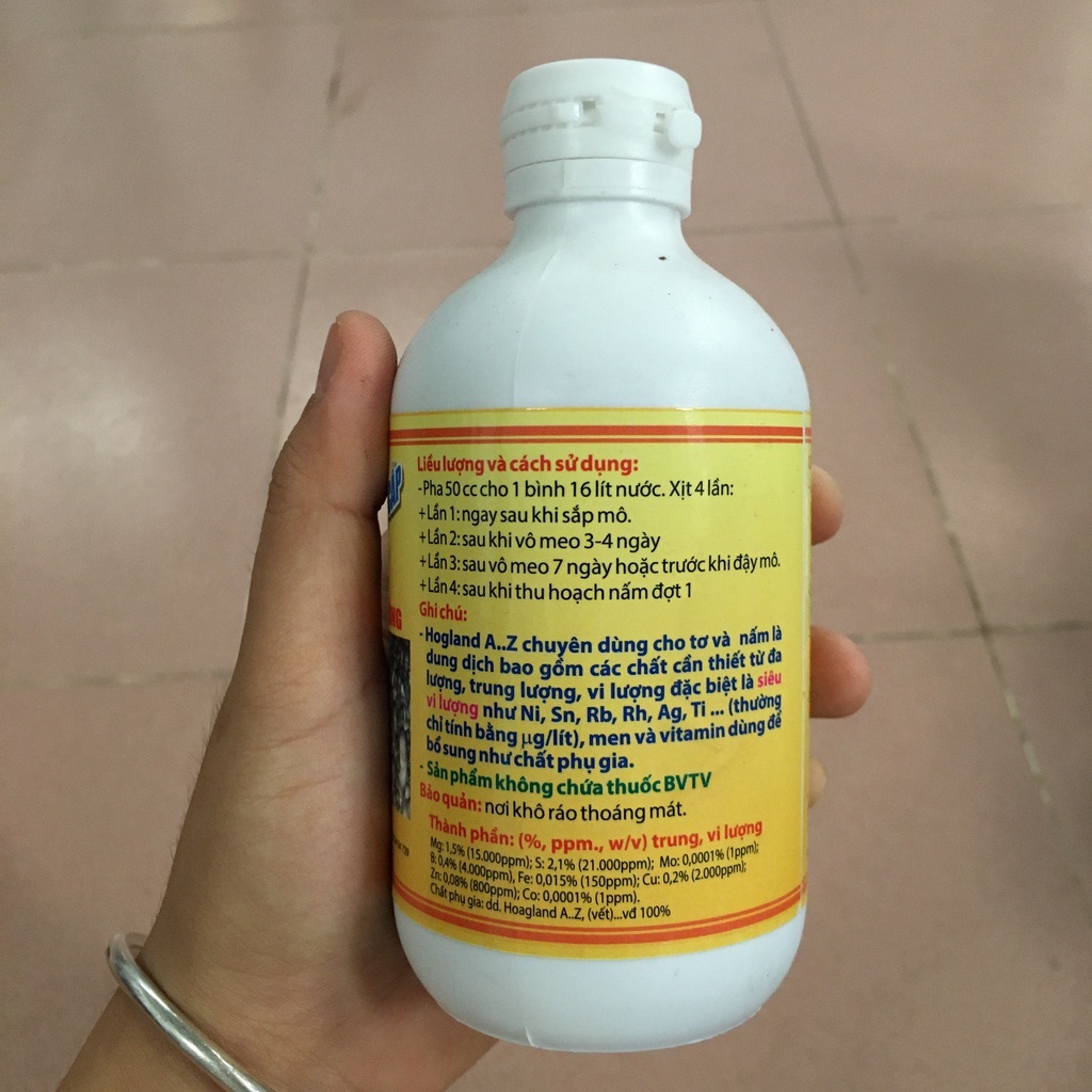 Dung dịch dưỡng nấm rơm cao cấp 7.5.6 8 Nha - Kích thích tơ nấm, làm ấm giồng