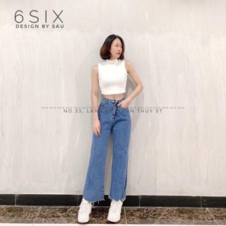ÁO CROPTOP CỔ LỌ