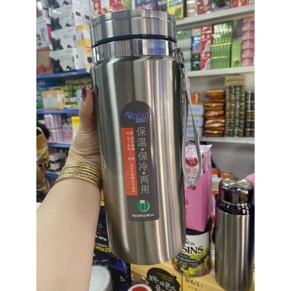 Bình Dữ Nhiệt  - Bình giữ nhiệt inox BAOL 1200ml inox 304 cỡ lớn