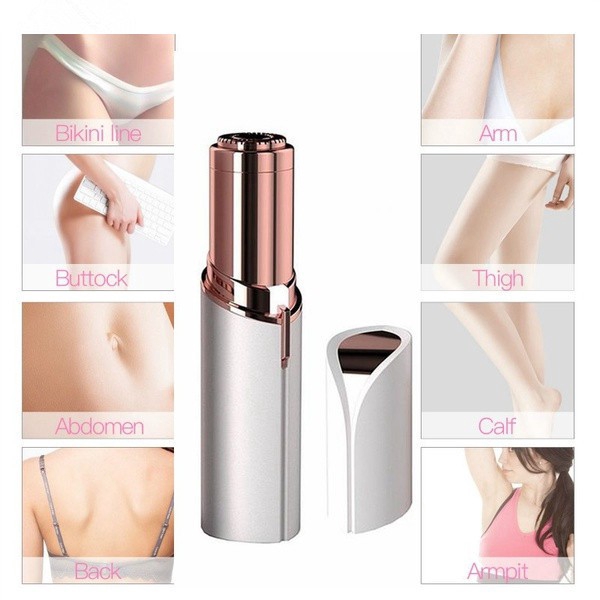 Máy Cạo Lông Mini Không Đau Sạc USB An Toàn Cho Nữ DIY