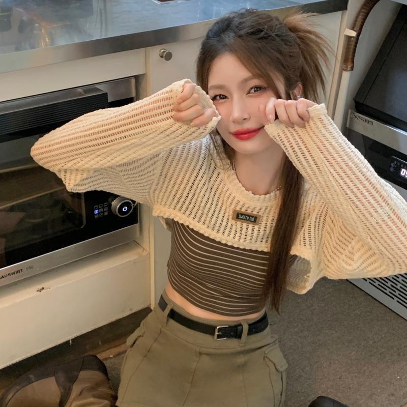 COZOK Bộ Áo Khoác Chống Nắng + Áo Sát Nách Thời Trang Cá Tính