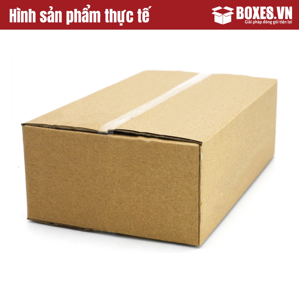 Combo 100 hộp Carton 25x15x8 đóng gói hàng giá tận xưởng