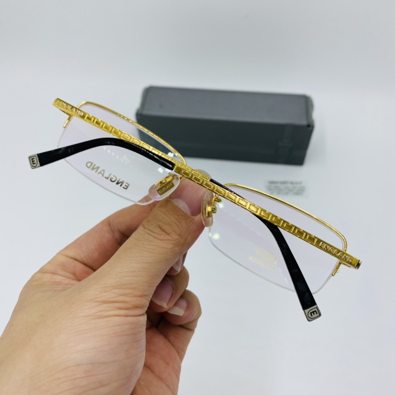 Gọng kính ENGLAND titanium mạ vàng 18k cao cấp