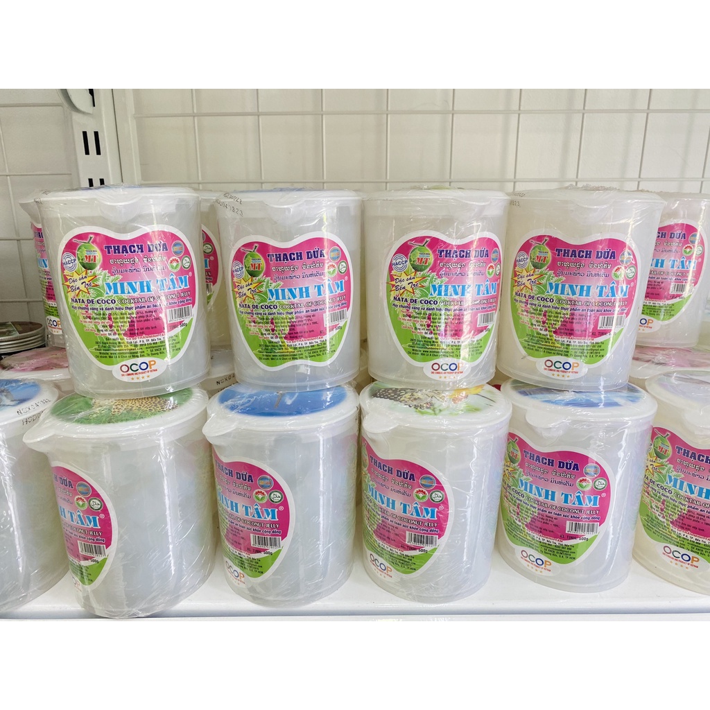 Thạch dừa Minh Tâm - Ca 500g, 1kg - Đặc sản Bến Tre