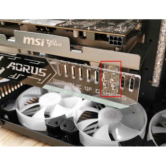 Giá Đỡ VGA Led RGB Logo ROG - SIÊU CHẤT