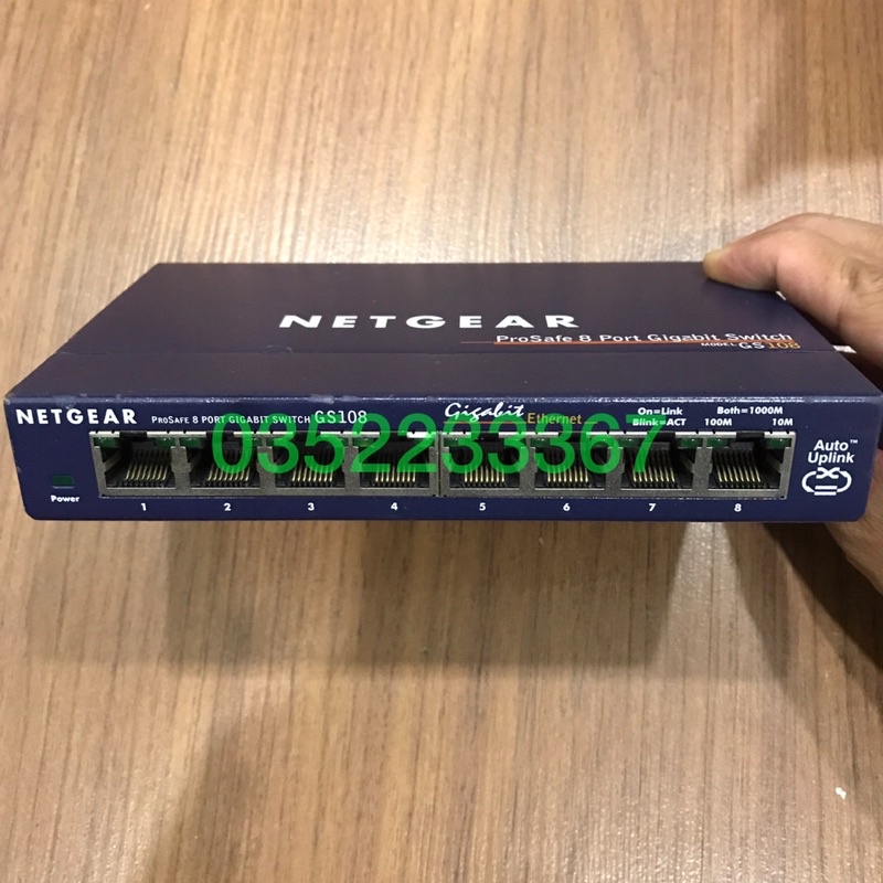 Bộ chia mạng 8-16 cổng Gigabit, Switch Netgear GS108, GS116