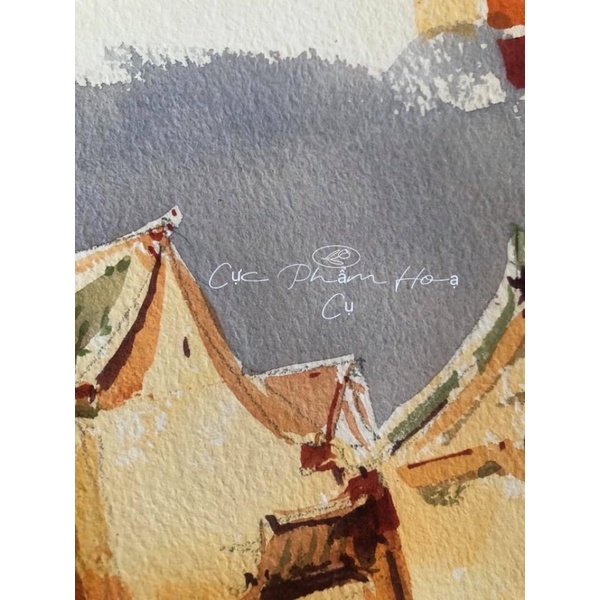 |CHÍNH HÃNG| GIẤY BAOHONG ARTIST A1, A2 khổ lớn, Giấy vẽ màu nước hạng hoạ sỹ