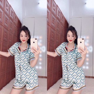 Pijama lụa bộ cộc ( sỉ lẻ ib, ib chọn mẫu)