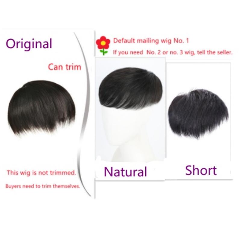 Tóc Giả 100% Tự Nhiên Có Kẹp Dành Cho Nam Giới