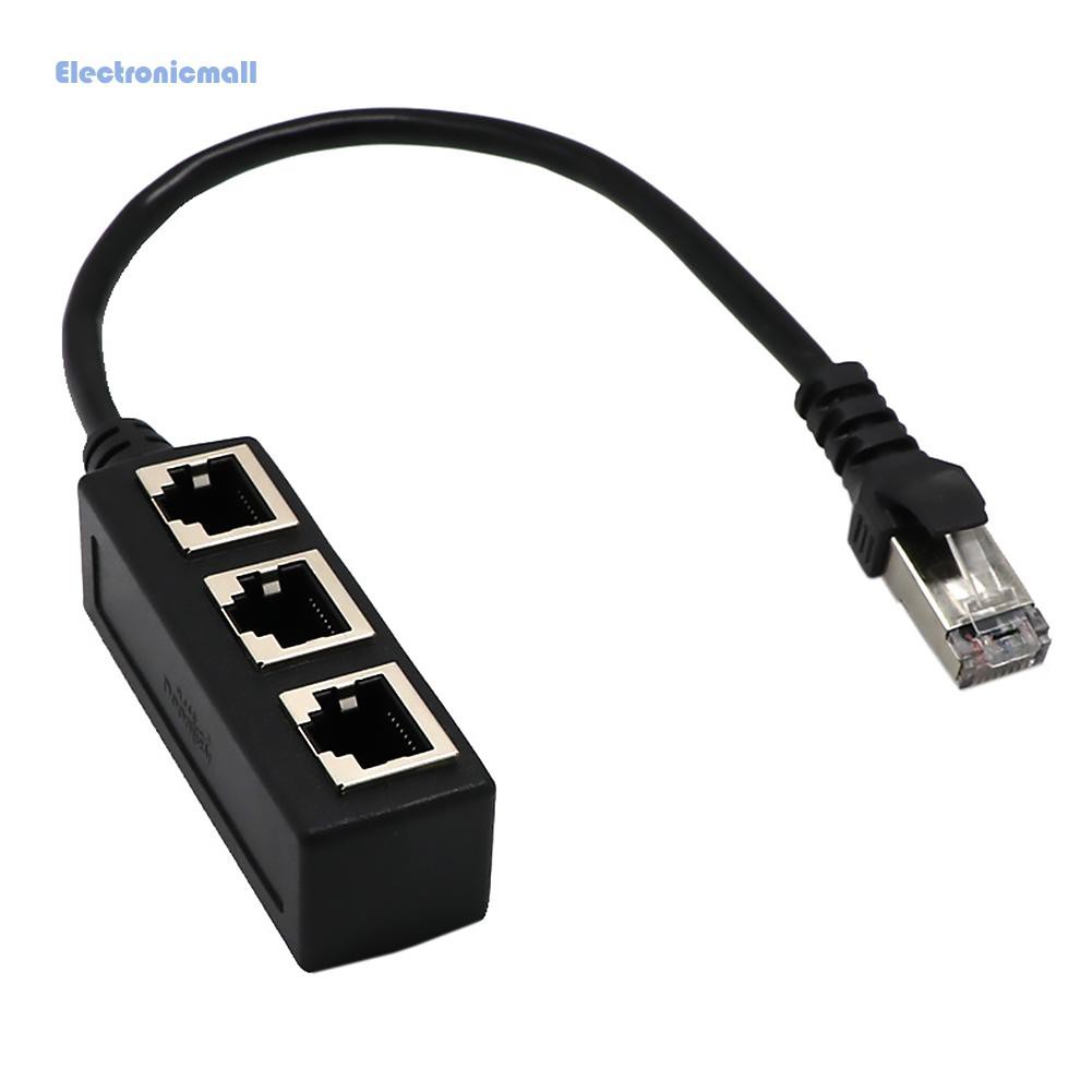 Đầu Chia Mạng Lan Ethernet Rj45 1 Male Sang 3 Female Mall01