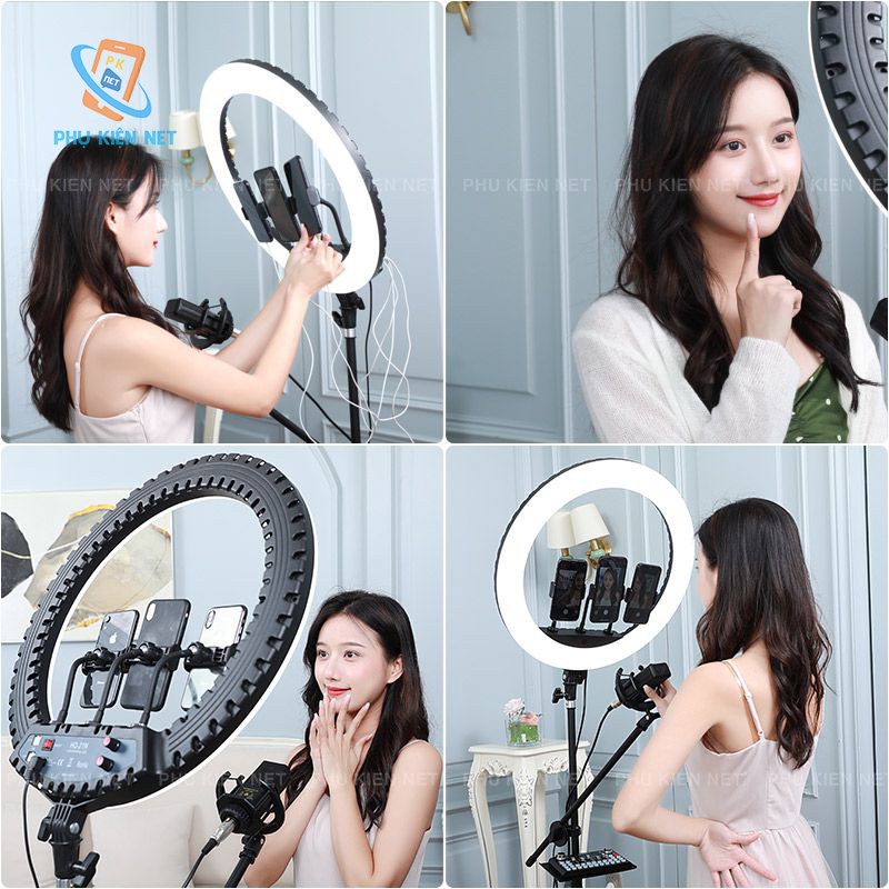 [CAO CẤP] Bộ Đèn Livestream đèn make up, đèn chụp hình