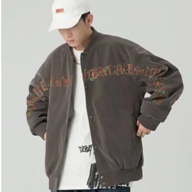 Áo khoác bóng chày dài tay thời trang nam