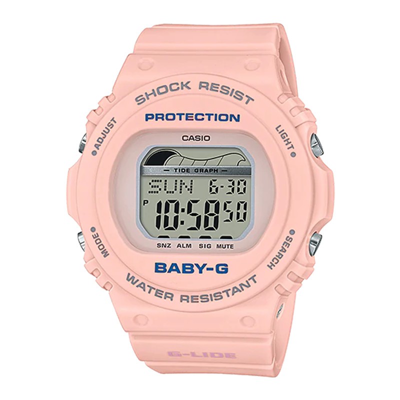 Đồng hồ nữ dây nhựa chính hãng Casio BABYG BLX-570-4DR