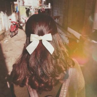 Buộc tóc nơ siêu xinh♥️