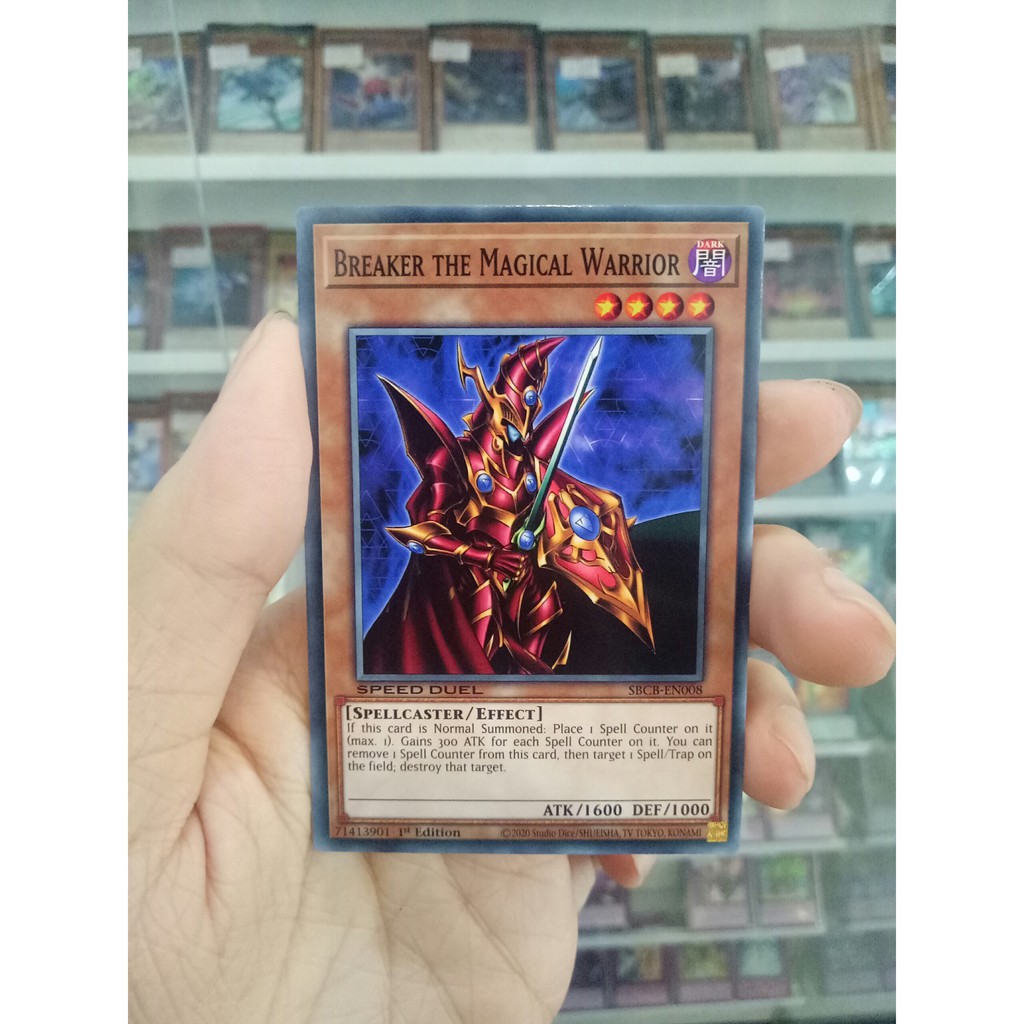 Thẻ Bài Lẻ YugiOh! Mã SBCB-EN008 - Breaker the Magical Warrior - Common - 1st Edition