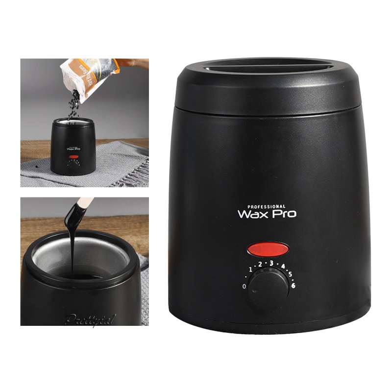 [PRETTYIA1] Portable Electric Hot Wax Warmer Machine Adjustable Temperature Hair Removal