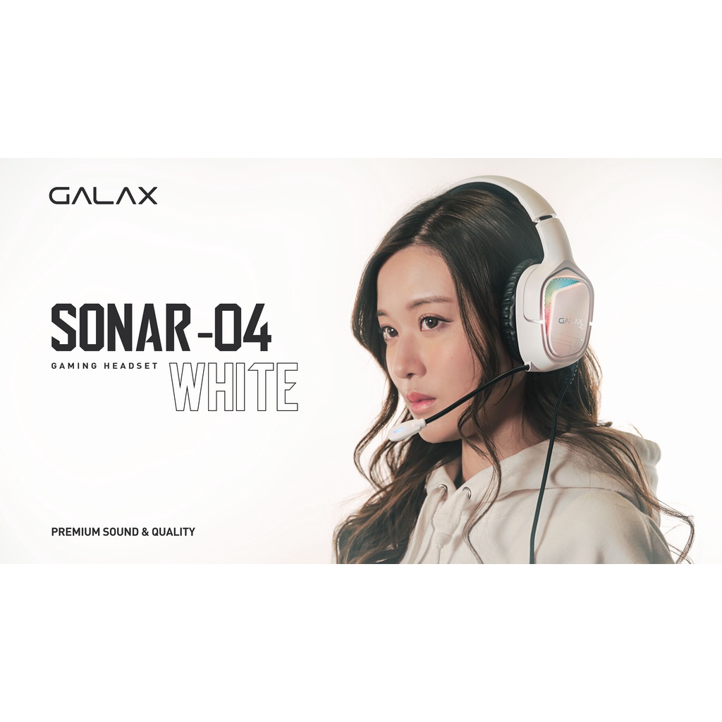 Tai Nghe Gaming Galax SONAR 04W, hàng chính hãng, bh 12 tháng
