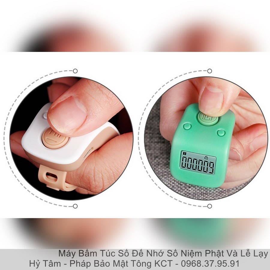 Máy Bấm Túc Số Để Nhớ Số Niệm Phật Và Lễ Lạy| Bộ nhớ gồm 6 kênh- mỗi kênh nhớ được dãy số dài tới 6 chữ số