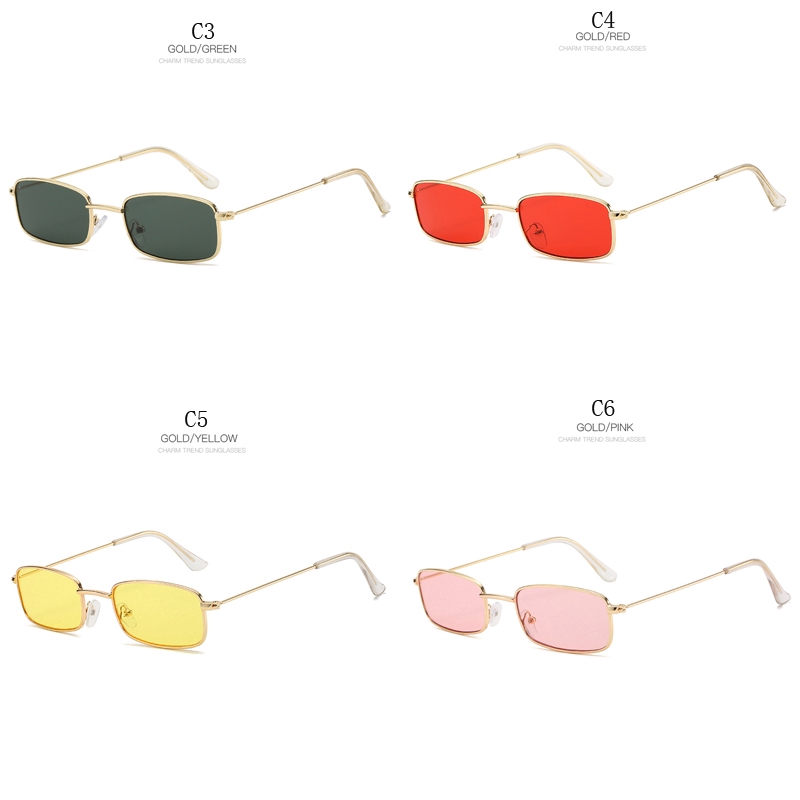 Fashion Trend Retro Sunglasses Square Ladies Small Square Shade Glasses Personality Women Korean Street Shot Sunglasses