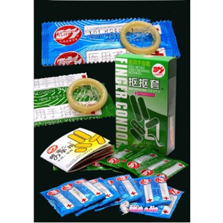 Bao Cao Su Ngón Tay Trơn Hộp 10 Cái Và Gai Hộp 1 Cái