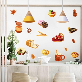 Giấy Dán Tường Họa Tiết Bánh Mì Hoạt Hình Trang Trí Phòng Khách / Nhà Bếp