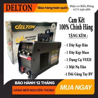 Máy Hàn ⏰ FREESHIP 💸 Tặng Bó 20 que Hàn que chấm boong 4 ly  Máy Hàn điện tử DELTON MMA-500S đen có INVETER model mới