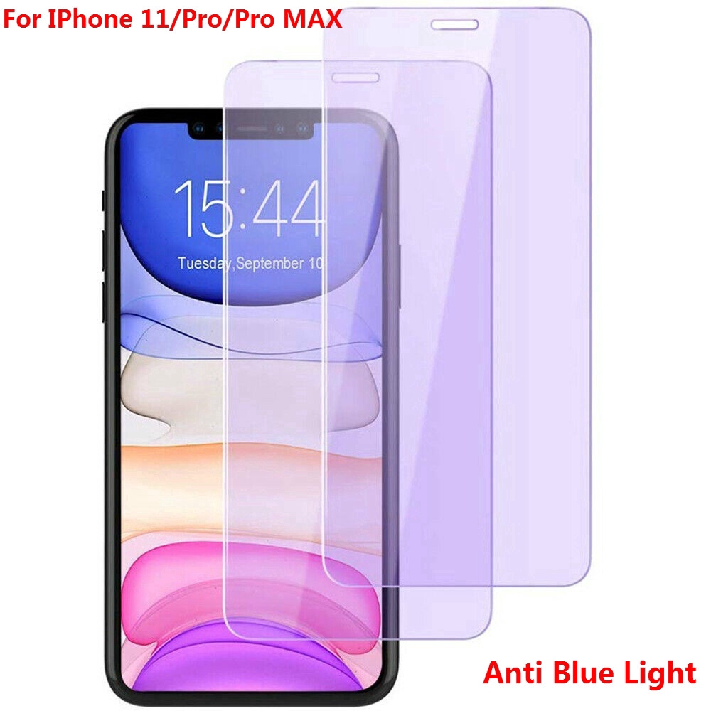 【P & T】 Chống Blue Light Tempered Glass cho iPhone11 / 11Pro / 11 Pro Max Eyes Care Rõ ràng Screen Protector