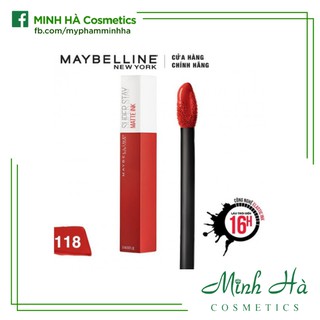 Son kem siêu lì Maybelline Super Stay Matte Ink