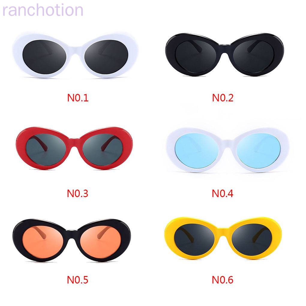 Kính mát gọng oval phong cách retro thời trang cho unisex | BigBuy360 - bigbuy360.vn