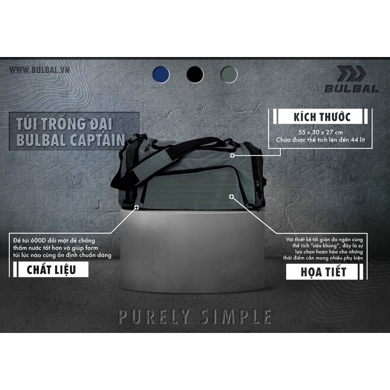 Túi trống buball captain lớn
