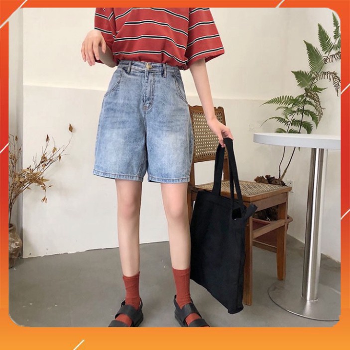 NAAAAA Quần Short Jean Nữ , Quần Ngố Bò Ống Rộng SIÊU HOT V007 ANNNNNN