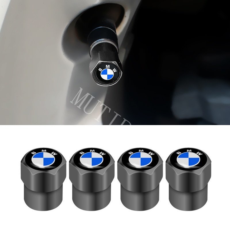 Set 4 Nắp Van Lốp Xe Hơi BMW M F30 E39 E60 X1 E84 E36 E46 E30 E90 F10 F48 X5 F15 F25 X3 E83 Bằng Hợp Kim Nhôm