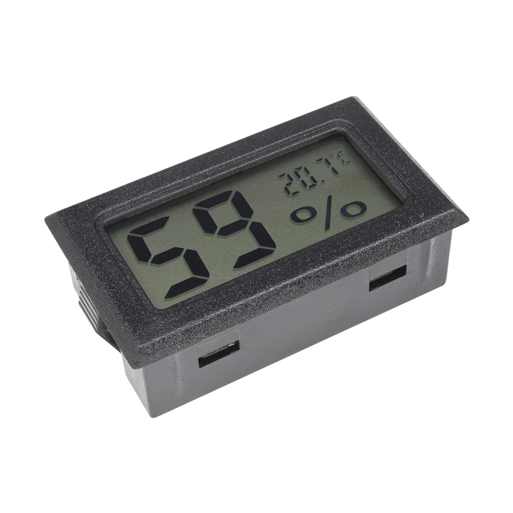 Nhiệt kế điện tử mini DIYMORE màu đen màn hình LCD