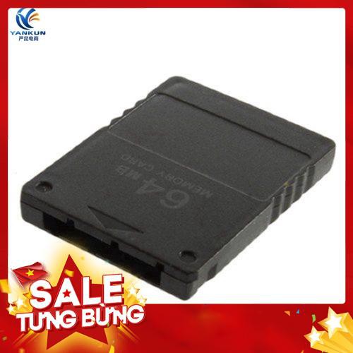 Bộ thẻ chơi game 64 MB Save cho Sony PS2 pacharger 2 PS ca -Hàng nhập khẩu