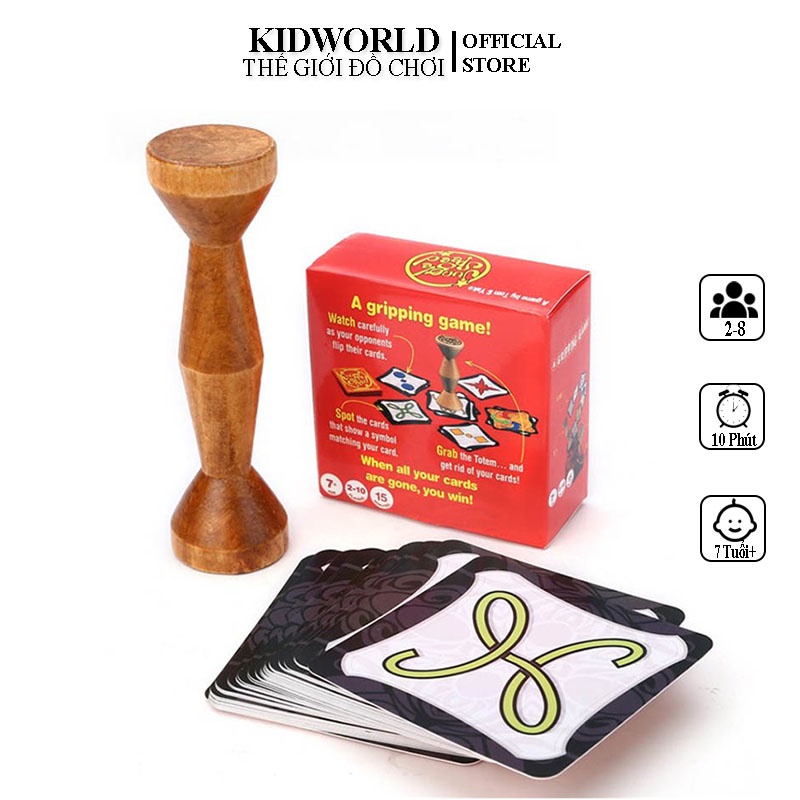 Board game jungle speed, trò chơi nhóm vui nhộn cho 2-8 người chơi