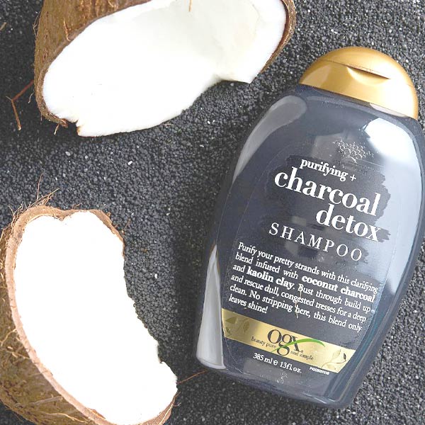 Dầu gội thanh lọc OGX Purifying Charcoal Detox Shampoo 385ml