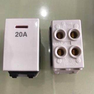 Công tắc 20a bình nóng lạnh s18cc sino