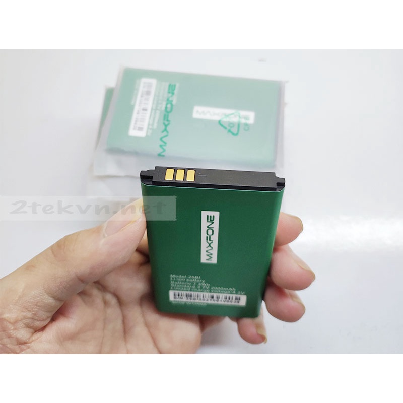 Pin cho điện thoại Maxfove V12, maxfone V6 zin chính hãng