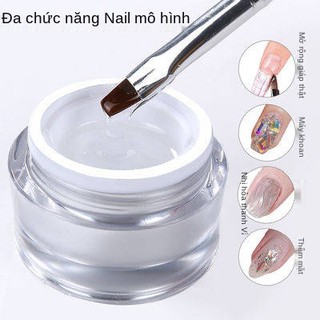 Kéo dài keo dán móng tay kéo dài trong suốt gel không đau sơn móng tay mô hình bằng ánh sáng tăng cường có thể tháo rời