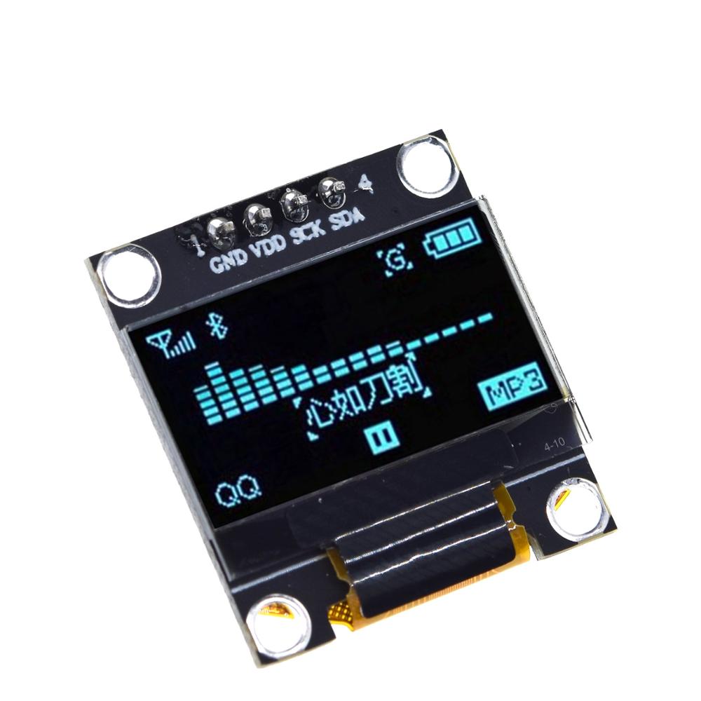 Mô Đun Hiển Thị Màn Hình OLED 0.96 inch 128X64 I2C SSD1306 12864 LCD GND Vd SCK SDA Cho Arduino